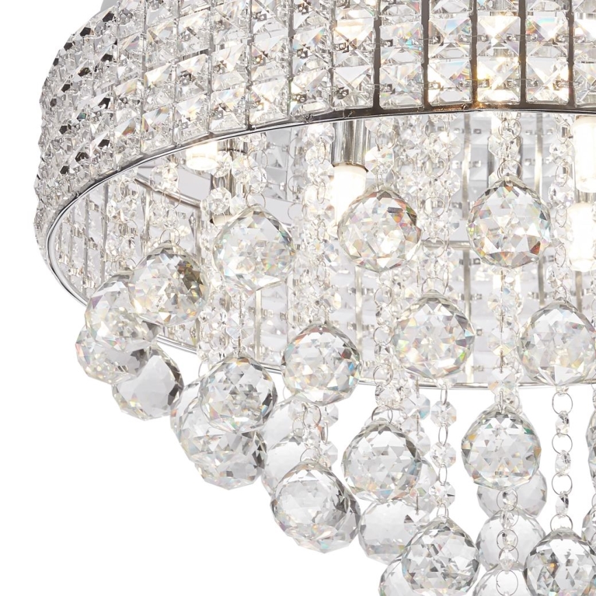 Zuma Line - Iluminação de teto 9xG9/25W/230V diâmetro 50 cm cromado brilhante