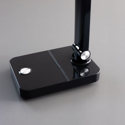 Zuma Line - Lâmpada de mesa recarregável LED/8W/1200 mAh 3000/4500/6000K CRI 90 preta