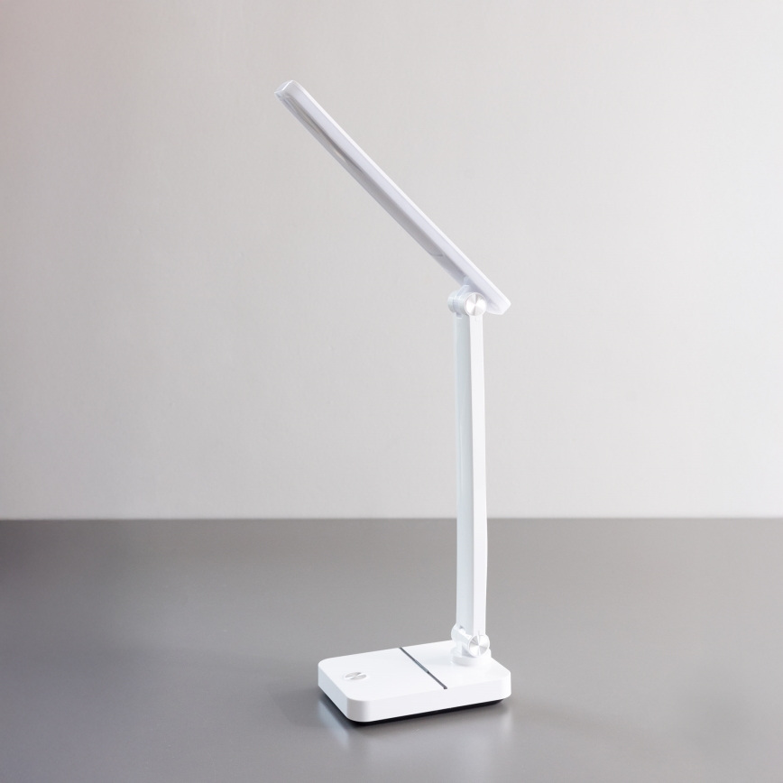 Zuma Line - Lâmpada de mesa recarregável LED/8W/1200 mAh 3000/4500/6000K CRI 90 branca