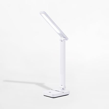 Zuma Line - Lâmpada de mesa recarregável LED/8W/1200 mAh 3000/4500/6000K CRI 90 branca