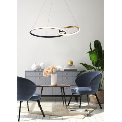 Zuma Line - Candeeiro suspenso LED LED/36W/230V 3000/4000/6000K dourado