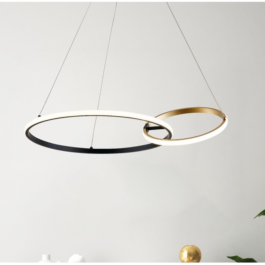 Zuma Line - Candeeiro suspenso LED LED/36W/230V 3000/4000/6000K dourado