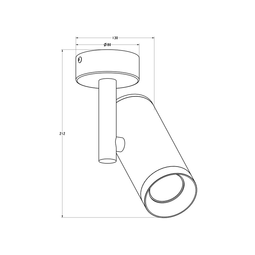 Zuma Line - Foco 1xGU10/50W/230V branco