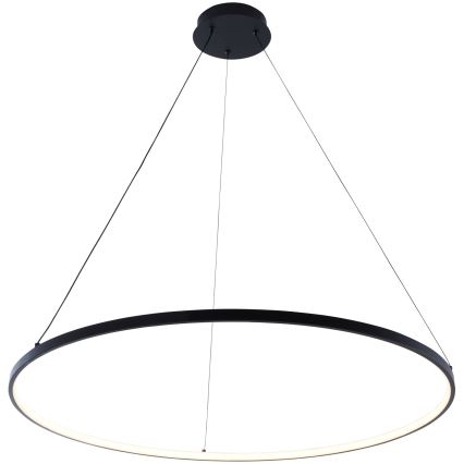 Zuma Line - Lustre LED suspenso por cabo LED/36W/230V 3000/4000/6000K diâmetro 80 cm preto