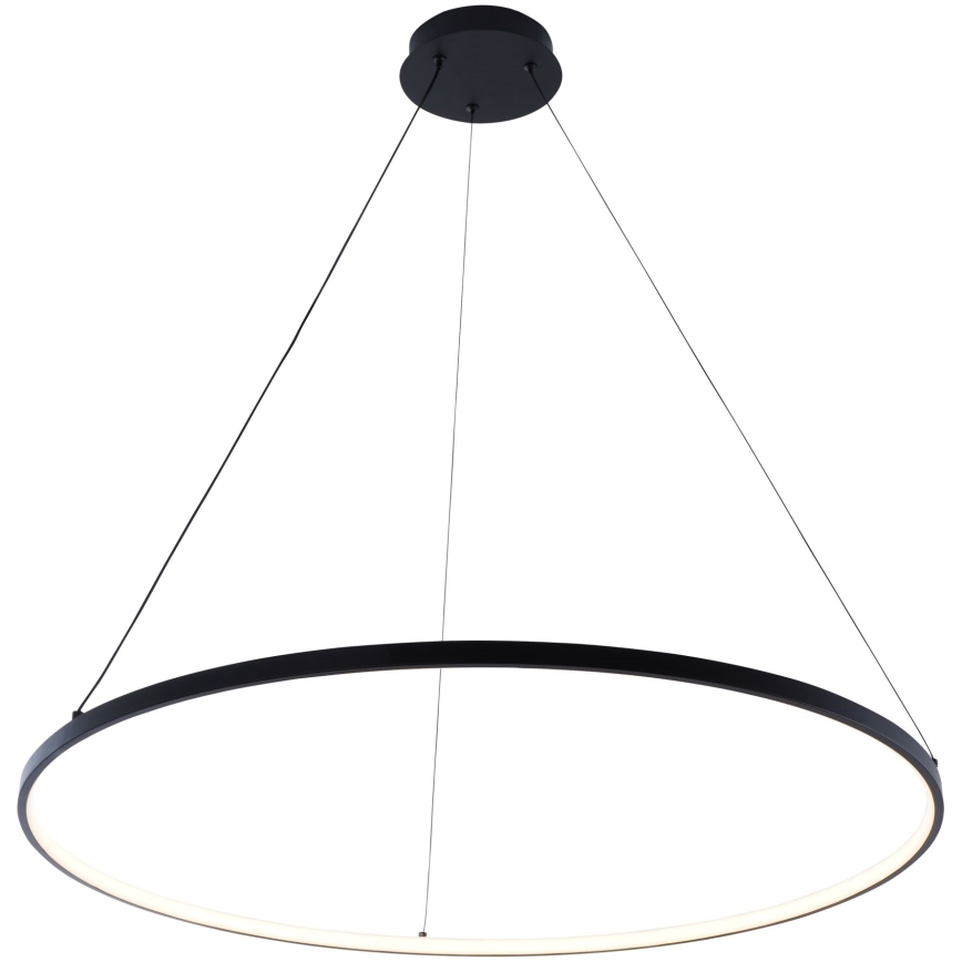 Zuma Line - Lustre LED suspenso por cabo LED/36W/230V 3000/4000/6000K diâmetro 80 cm preto