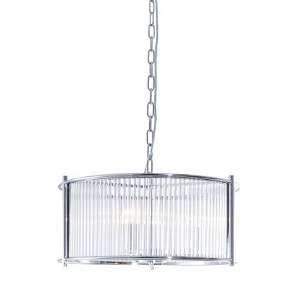 Zuma Line - Candeeiro suspenso 3xE27/40W/230V cromado brilhante