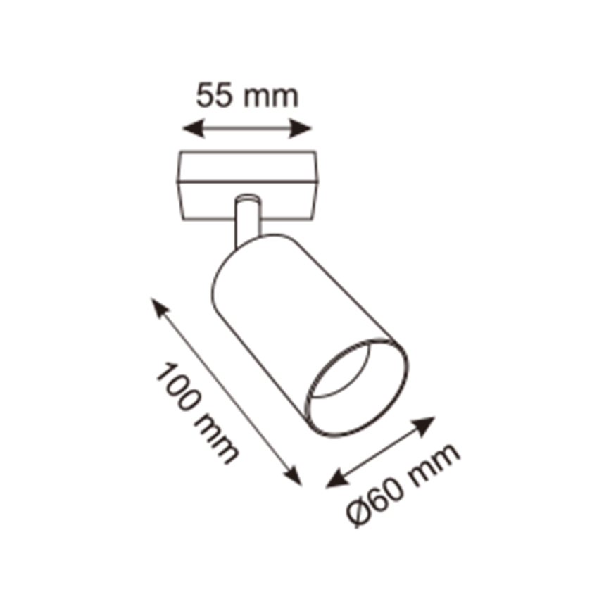 Zuma Line - Foco de parede 1xGU10/50W/230V dourado