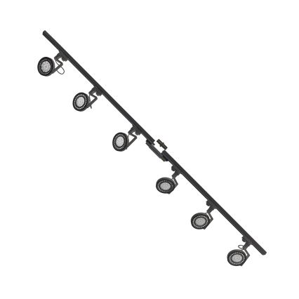 Zuma Line - Foco em sistema de carril 6xGU10/10W/230V preto