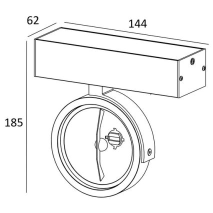 Zuma Line - Foco 2xG9/42W/230V preto