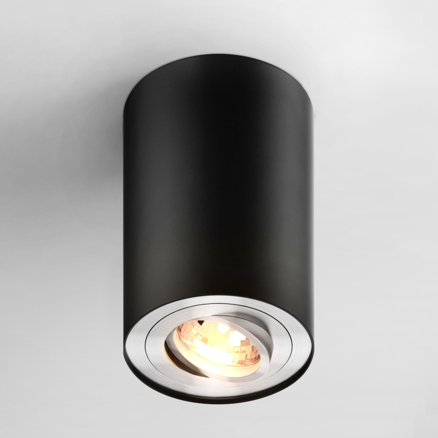 Zuma Line - Spot LED RGBW dimerizável 1xGU10/4,8W/230V preto + controlo remoto