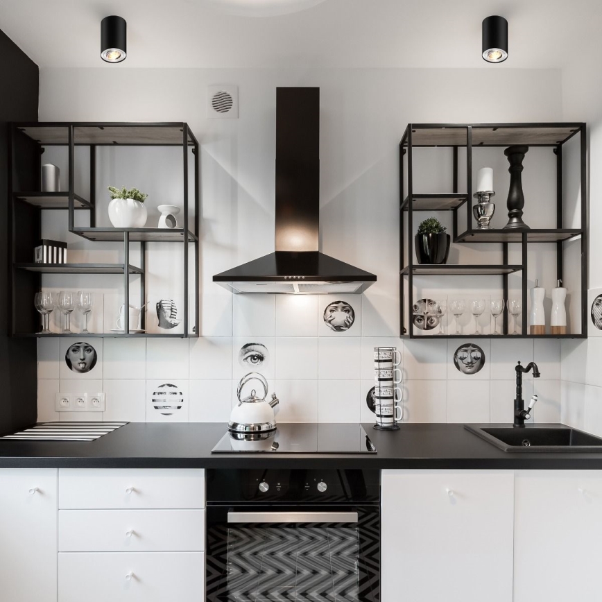 Zuma Line - Spot de teto 1xGU10/50W/230V preto