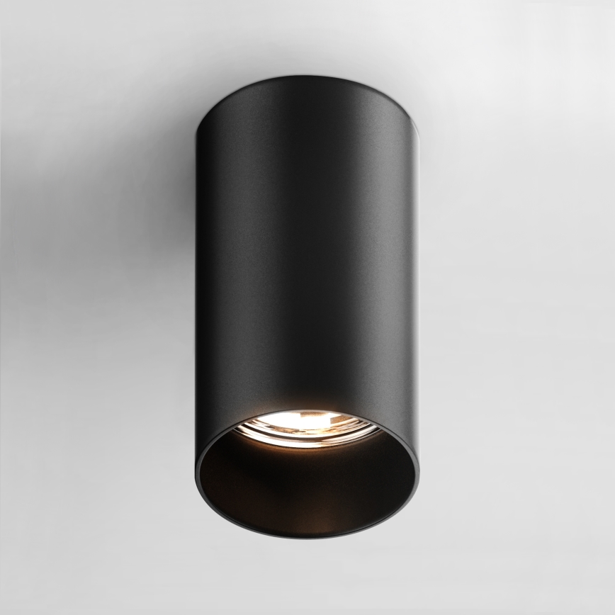 Zuma Line - Foco LED RGBW dimerizável 1xGU10/4,8W/230V preto + comando remoto