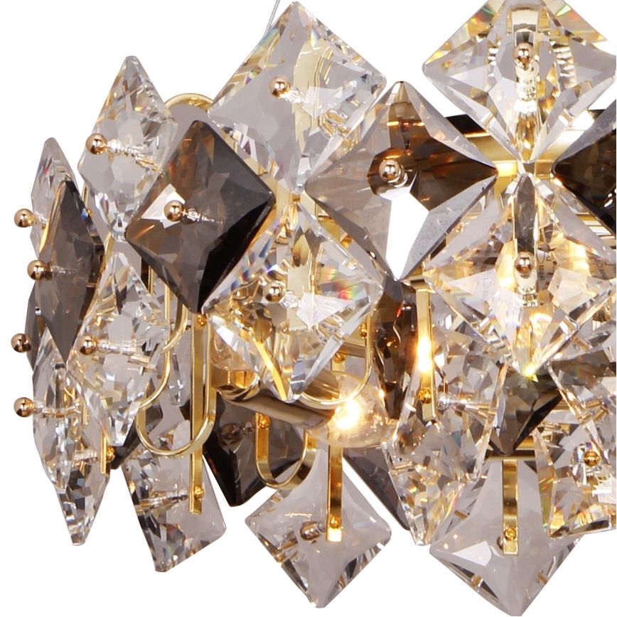 Zuma Line - Candeeiro suspenso 6xE14/40W/230V dourado