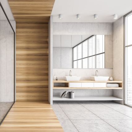 Zuma Line - Spot de teto 1xGU10/50W/230V IP44 branco