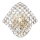 Zuma Line - Aplique de parede 1xG9/42W/230V dourado