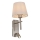 Zuma Line - Aplique de parede LED 1xE27/40W/230V + LED/2,5W cromo mate/branco