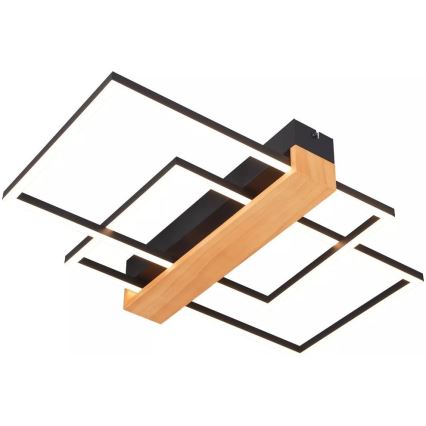 Zuma Line - Iluminação de teto LED LED/39W/230V 3000K preto/pinho