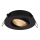 Zuma Line - Candeeiro de embutir 1xGU10/50W/230V preto