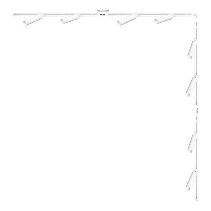 Zuma Line - Candeeiro de focos para sistema de trilho 8xGU10/35W/230V branco