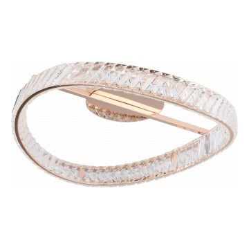 Zuma Line - Candeeiro de tecto LED dimerizável LED/36W/230V Ø 52 cm ouro rosé