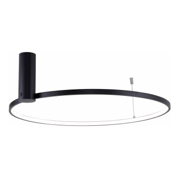 Zuma Line - Candeeiro de teto LED LED/32W/230V 3000/4000/6000K diâmetro 60 cm preto