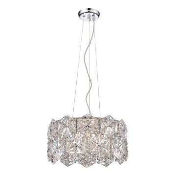 Zuma Line - Candeeiro suspenso 5xG9/33W/230V cromado brilhante