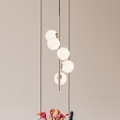 Zuma Line - Candeeiro suspenso 5xG9/4W/230V dourado