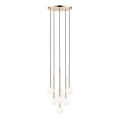Zuma Line - Candeeiro suspenso 7xG9/4W/230V dourado
