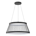 Zuma Line - Candeeiro suspenso LED com regulação LED/53W/230V 2700-6000K preto + comando