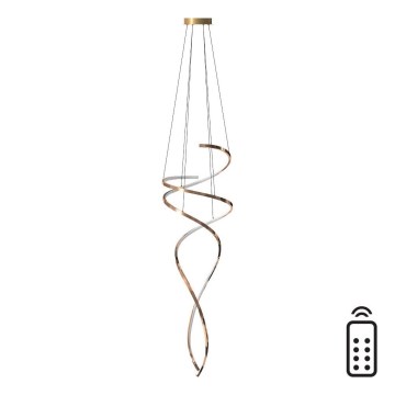 Zuma Line - Candeeiro suspenso LED com regulação LED/68W/230V 3000/4000/6000K Rosa dourado + comando