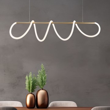 Zuma Line - Candeeiro suspenso LED LED/45W/230V 3000/4000/6000K dourado