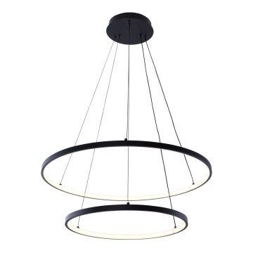 Zuma Line - Candeeiro suspenso LED LED/50W/230V 3000/4000/6000K diâmetro 60 cm preto