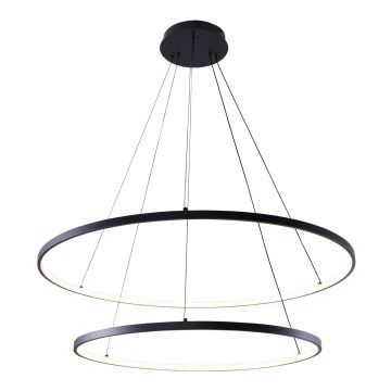 Zuma Line - Candeeiro suspenso LED LED/60W/230V 3000/4000/6000K diâmetro 80 cm preto