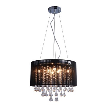 Zuma Line - Candelabro suspenso 8xG9/40W/230V preto