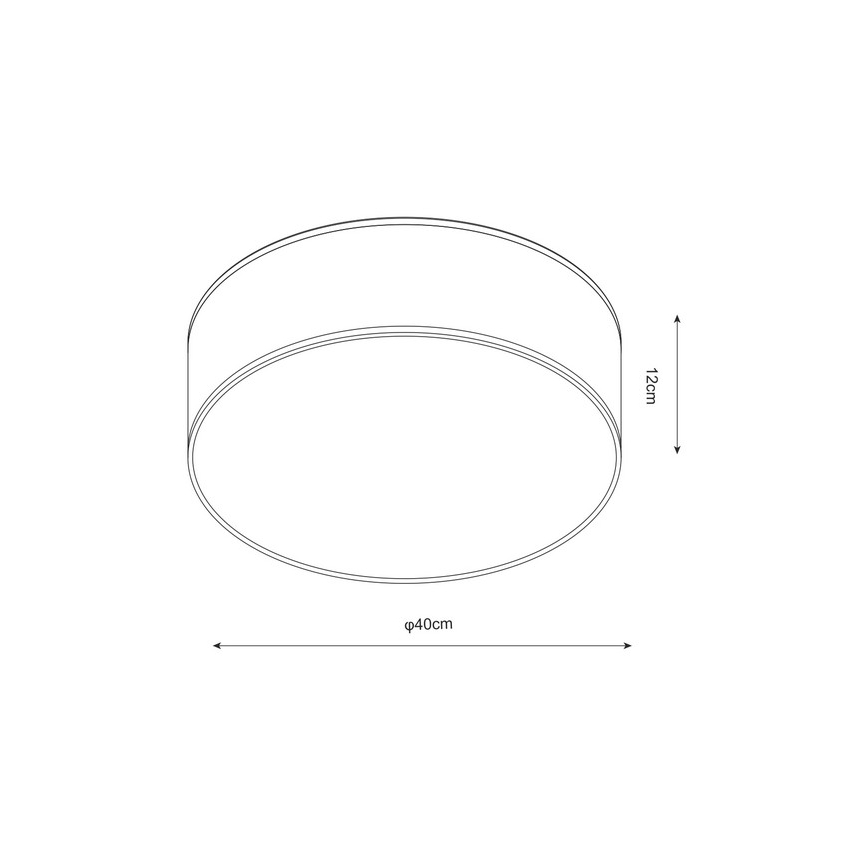 Zuma Line - Iluminação de teto 2xE14/40W/230V branca
