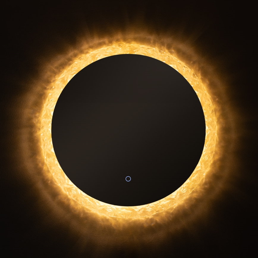 Zuma Line - Espelho de parede LED para casa de banho com retroiluminação LED/24W/230V 3000/4000/6000K d. 60 cm IP44 cromado brilhante