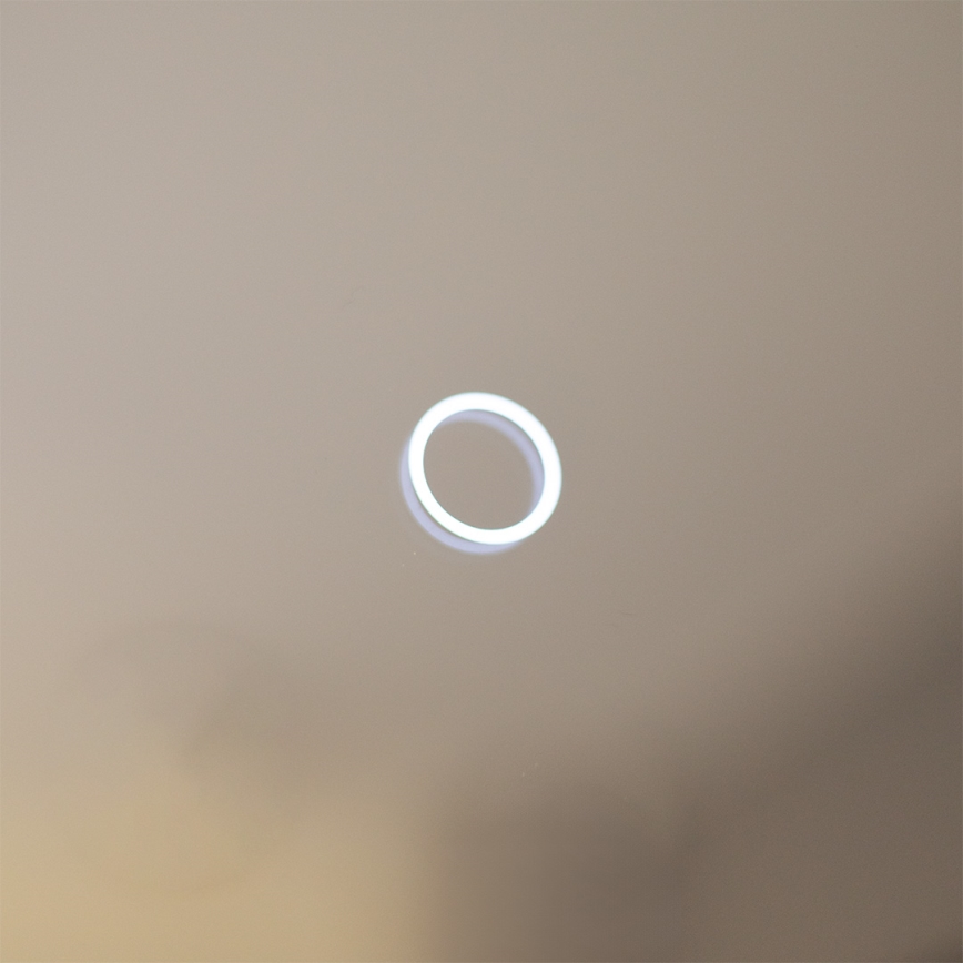 Zuma Line - Espelho de parede para casa de banho com iluminação LED integrada/24W/230V 3000/4000/6000K Ø 60 cm IP44