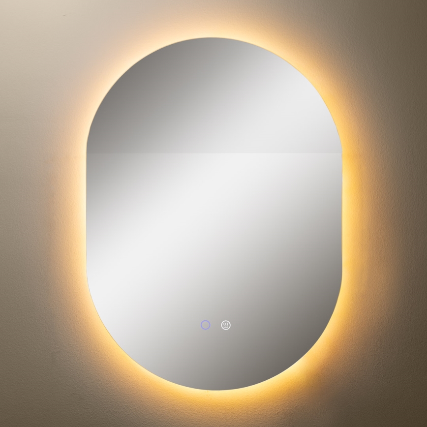 Zuma Line - Espelho de parede aquecido LED para casa de banho com retroiluminação LED/24W/230V 3000/4000/6000K 70x50 cm IP44