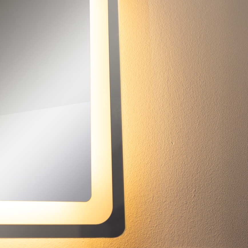 Zuma Line - Espelho de parede LED para casa de banho com retroiluminação LED/24W/230V 3000/4000/6000K 70x50 cm IP44