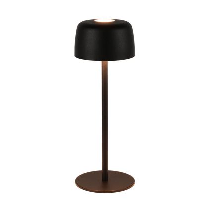 Zuma Line - Lâmpada de mesa recarregável LED dimmerizável LED/2W/1200 mAh IP44 preta