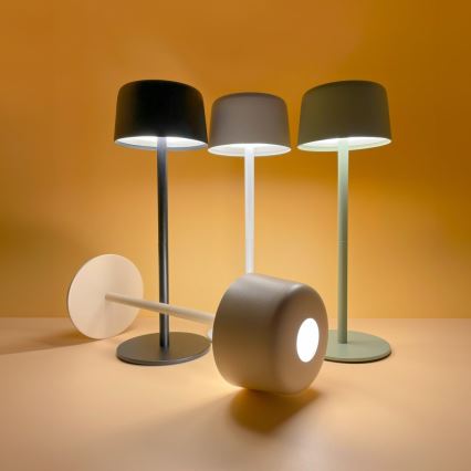 Zuma Line - Lâmpada de mesa recarregável LED dimmerizável LED/2W/1200 mAh IP44 branca