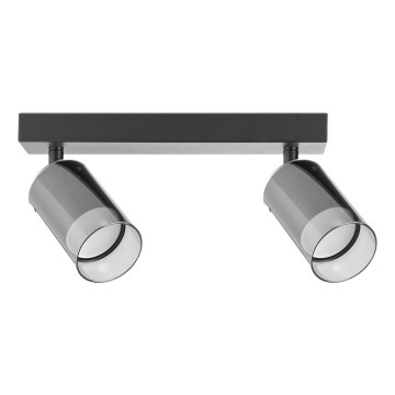 Zuma Line - Foco 2xGU10/50W/230V preto/cinzento