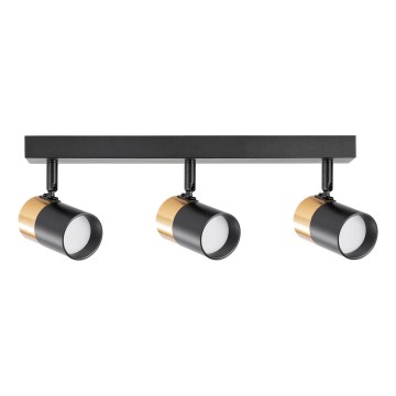 Zuma Line - Foco 3xGU10/50W/230V preto/dourado