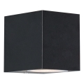 Zuma Line - Iluminação de parede exterior 1xGU10/35W/230V IP44 preto