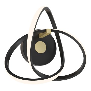 Zuma Line - Iluminação de parede LED LED/14W/230V preto/dourado