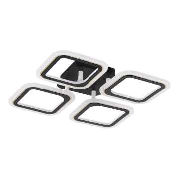 Zuma Line - Iluminação de teto LED com regulação LED/30W/230V 3000-6000K preto + comando