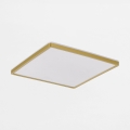 Zuma Line - Iluminação de teto LED com regulação LED/38W/230V + LED/12W 3000/4000/5500K 40x40 cm dourado