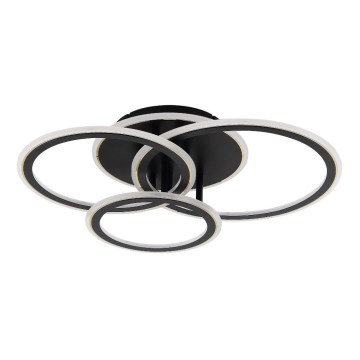 Zuma Line - Iluminação de teto LED com regulação LED/55W/230V 3000-6000K preto + comando