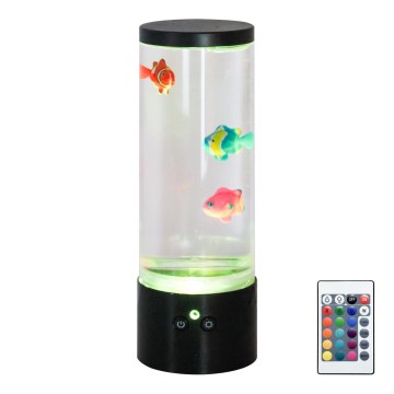 Zuma Line - Lâmpada de mesa LED RGB regulável LED/1W/5V/3xAA + controlo remoto