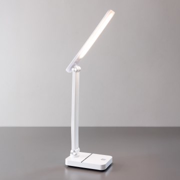 Zuma Line - Lâmpada de mesa recarregável LED/8W/1200 mAh 3000/4500/6000K CRI 90 branca